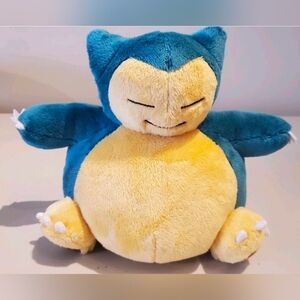 TOMY POKEMON 9" PLUSH SNORLAX‎ STUFFED ANIMAL RARE TOY AUTHENTIC 2017